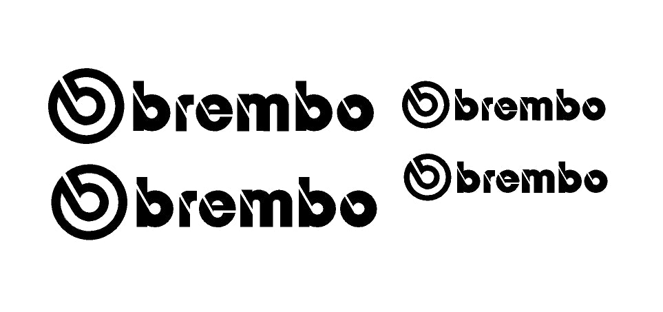 Brembo Brake Caliper Decal Set