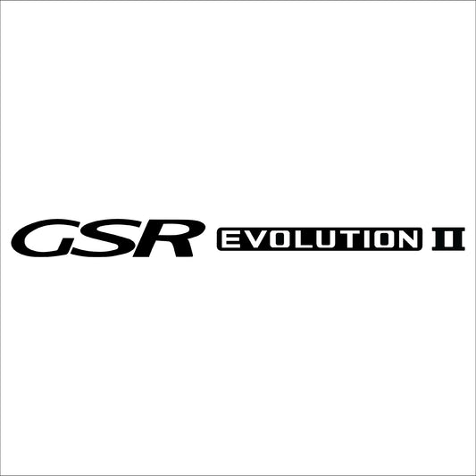 Mitsubishi GSR Evolution II Door Decal Set