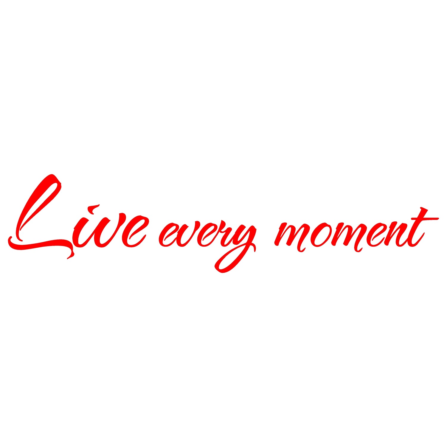 Live Every Moment Decal