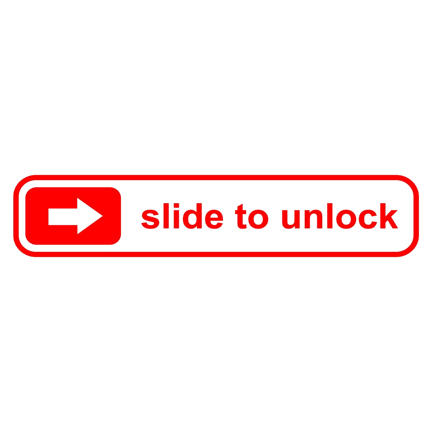 Slide To Unlock Decal
