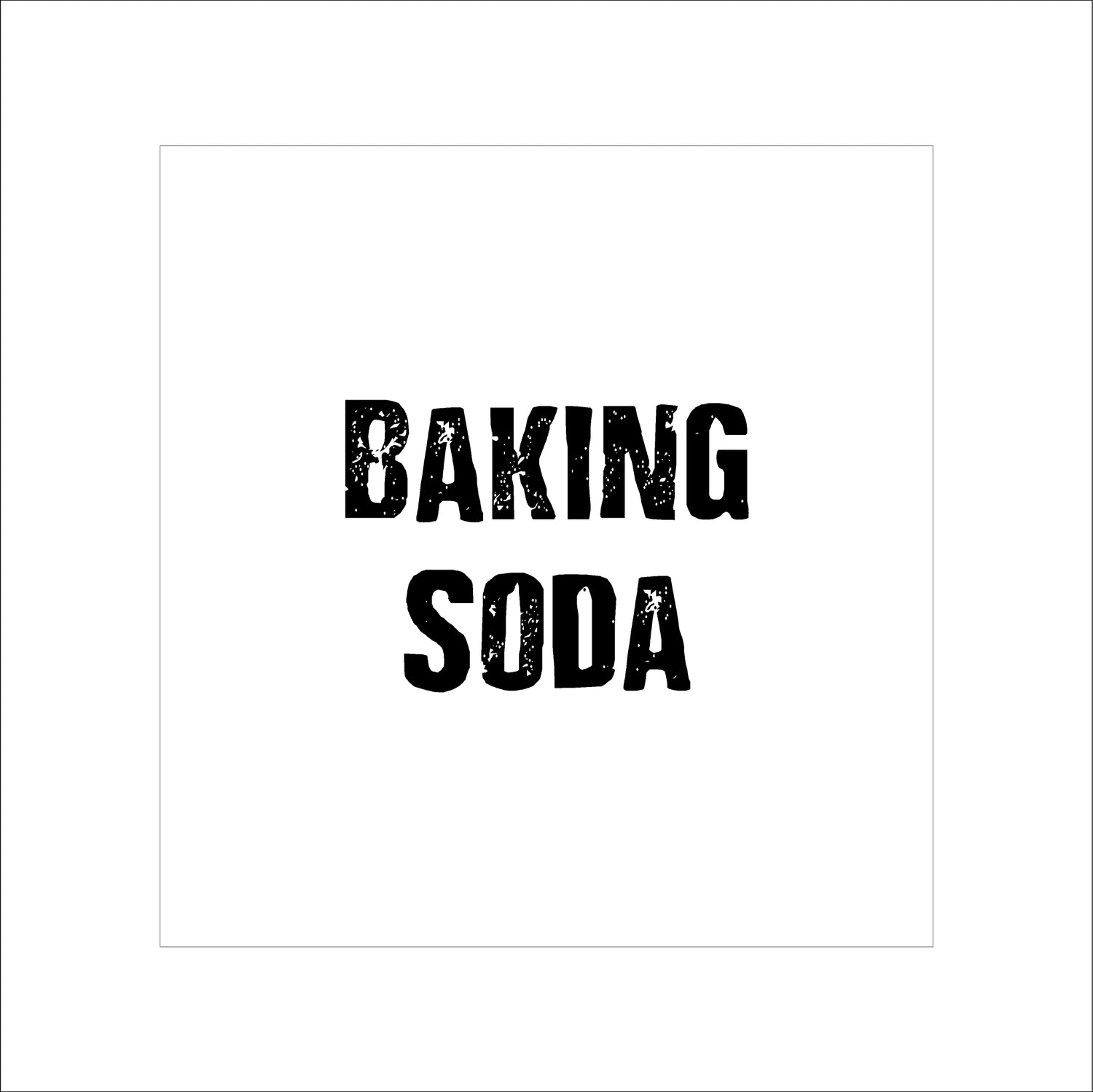BAKING SODA Label (Modern Range)