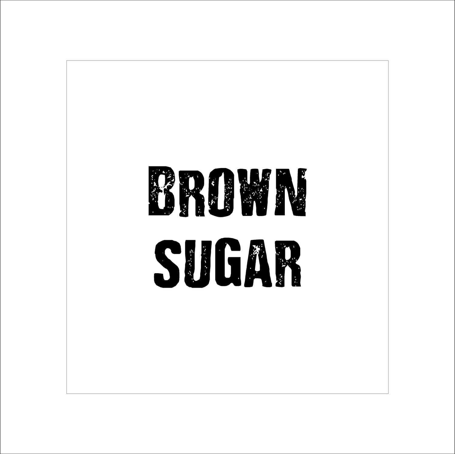 BROWN SUGAR Label (Modern Range)
