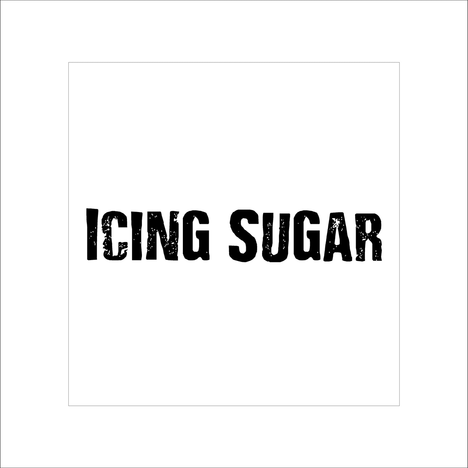 ICING SUGAR Label (Modern Range)