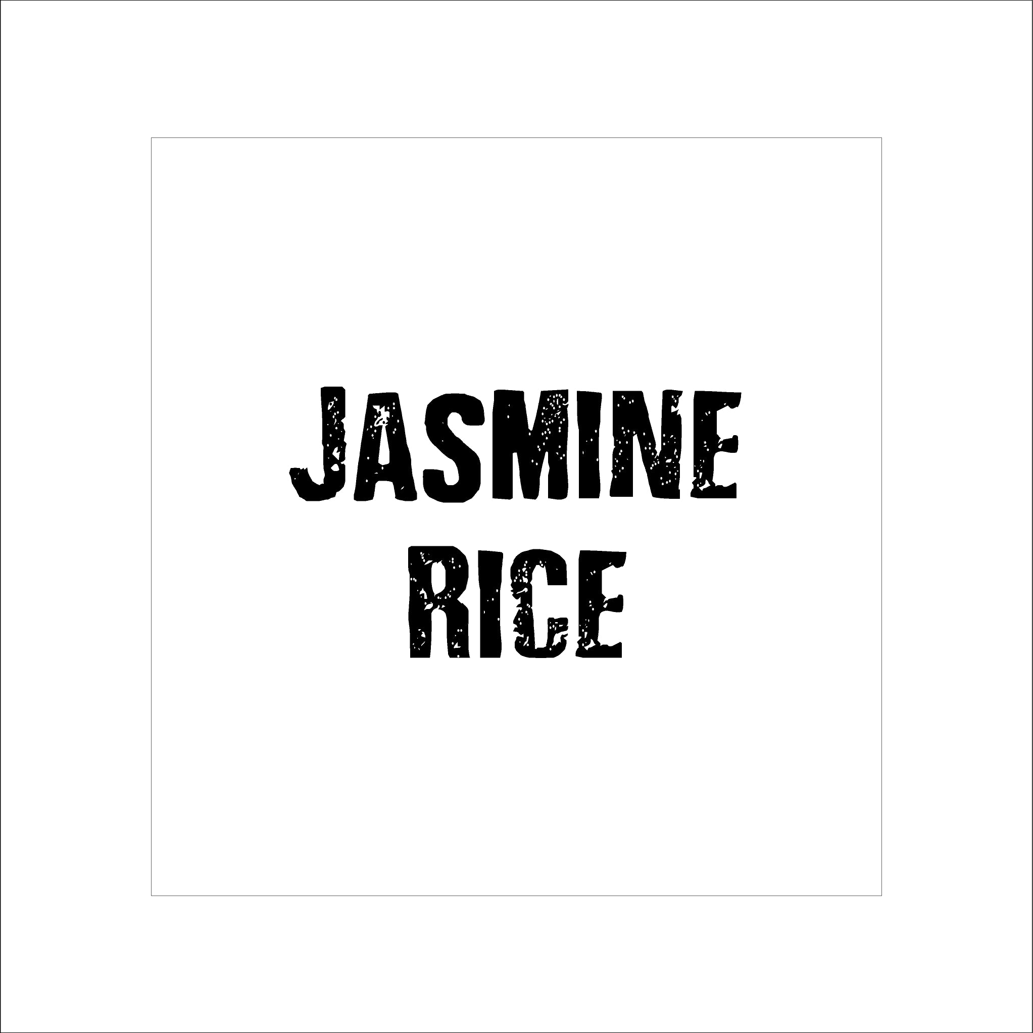 JASMINE RICE Label (Modern Range) NZ | Kitchen Organisation... – Decal ...