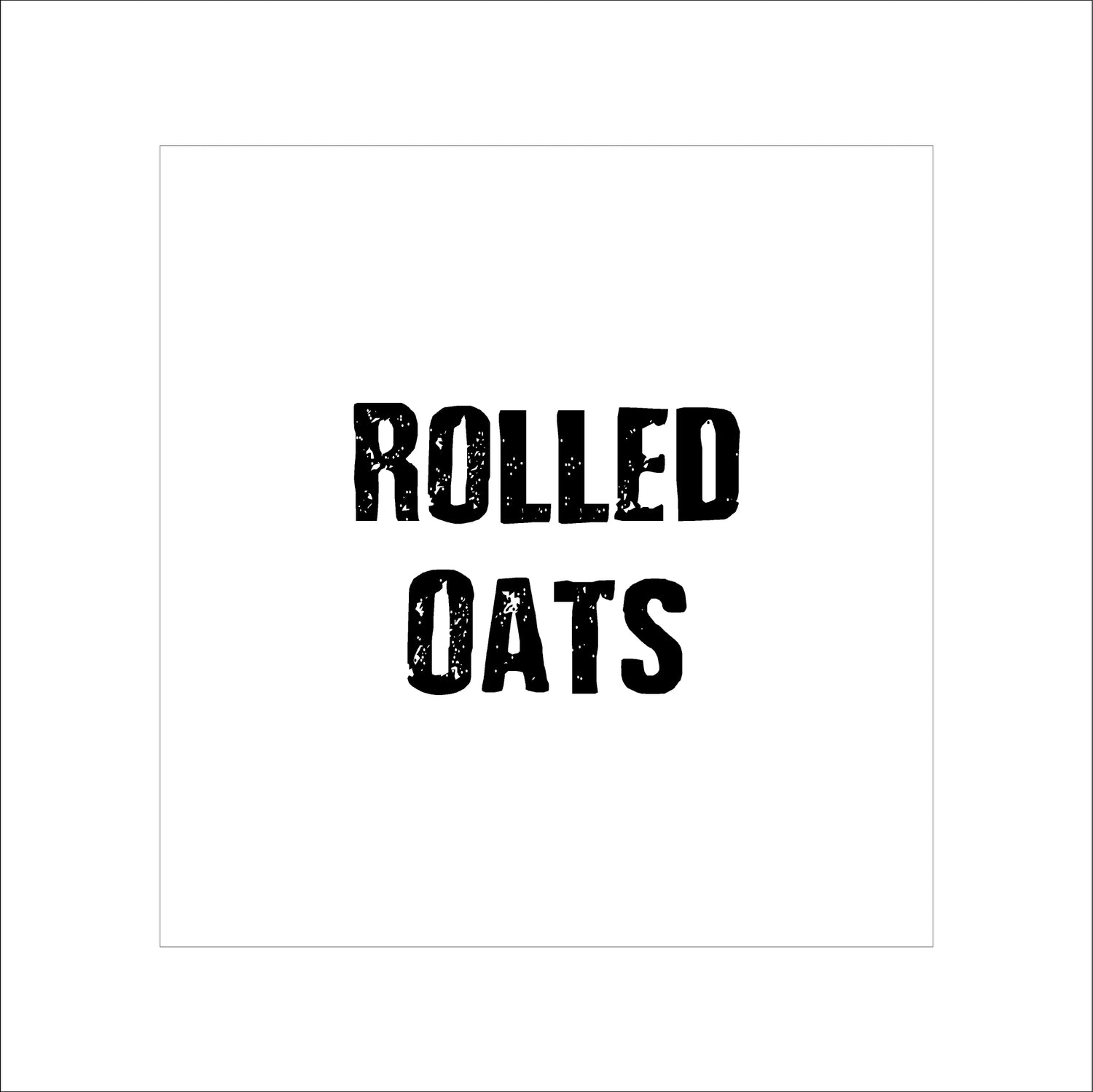 ROLLED OATS Label (Modern Range)
