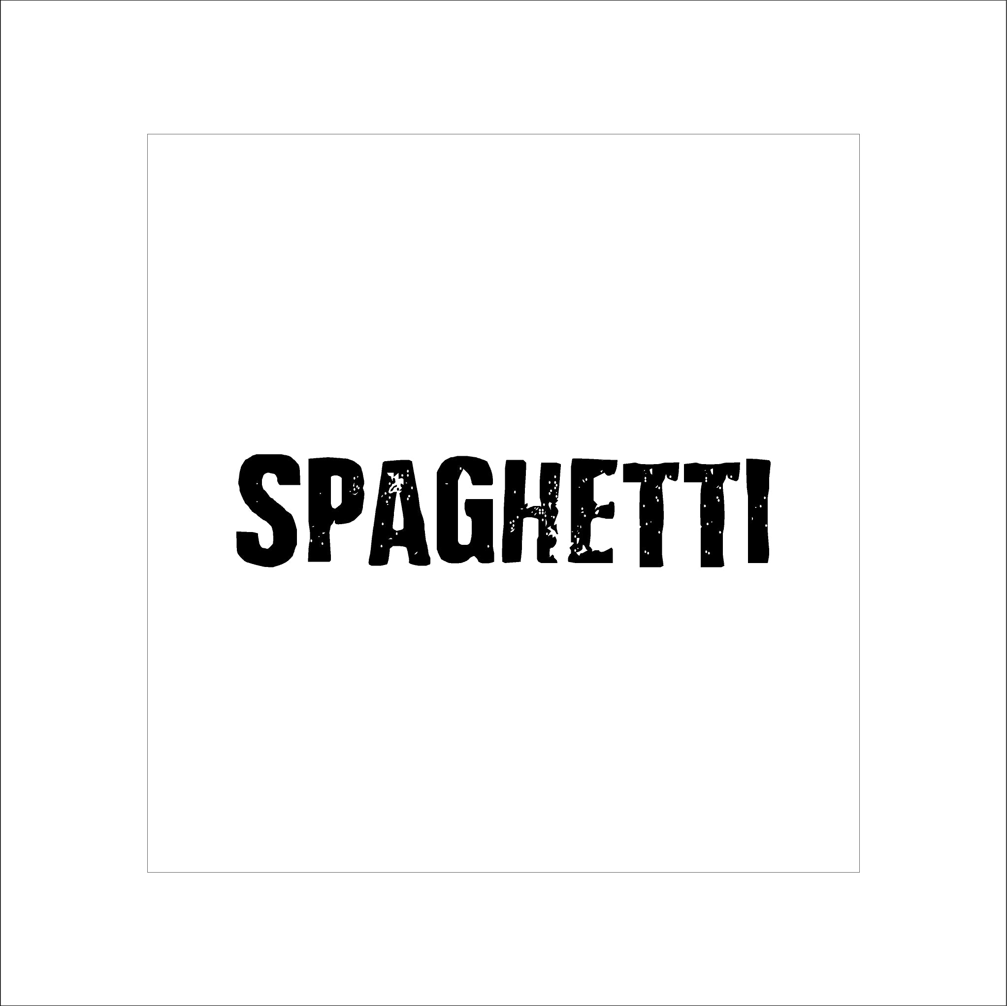 SPAGHETTI Label (Modern Range) NZ | Kitchen Organisation... – Decal City NZ