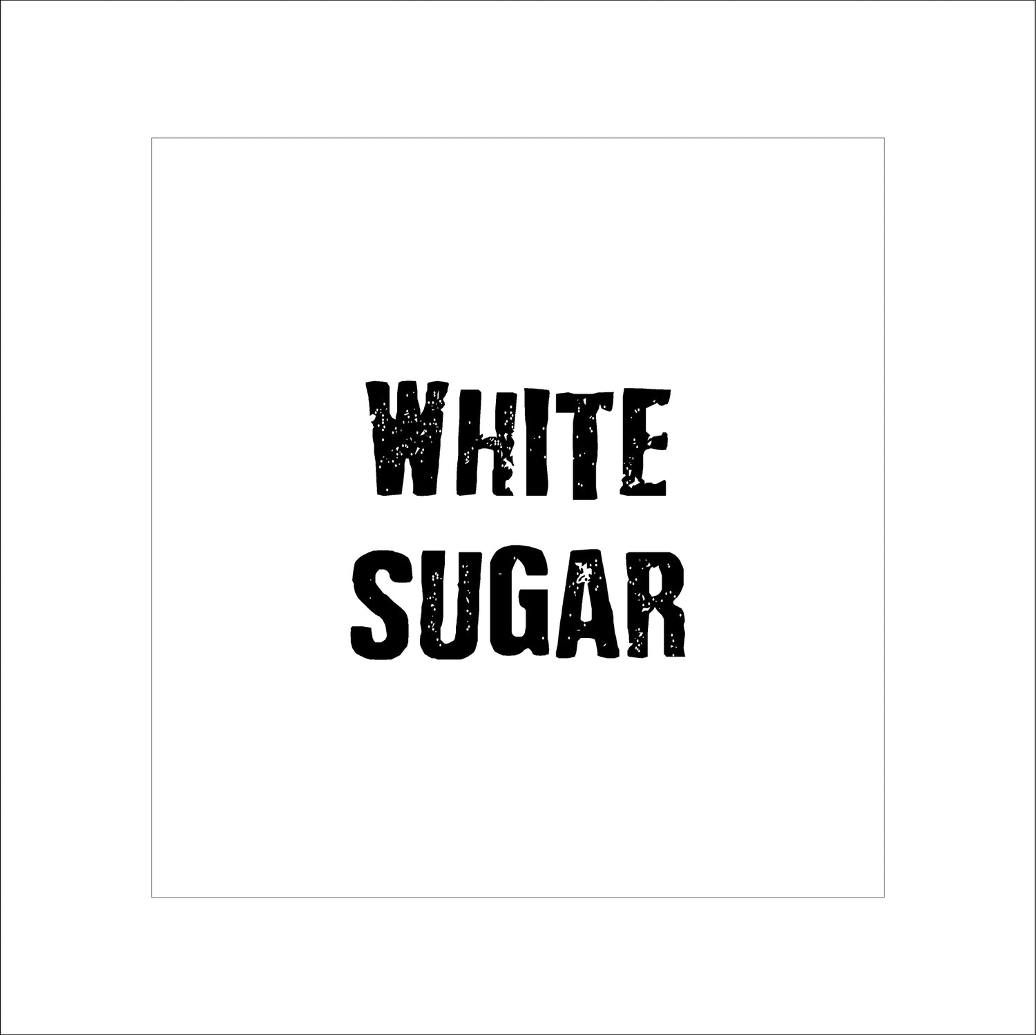 WHITE SUGAR Label (Modern Range)
