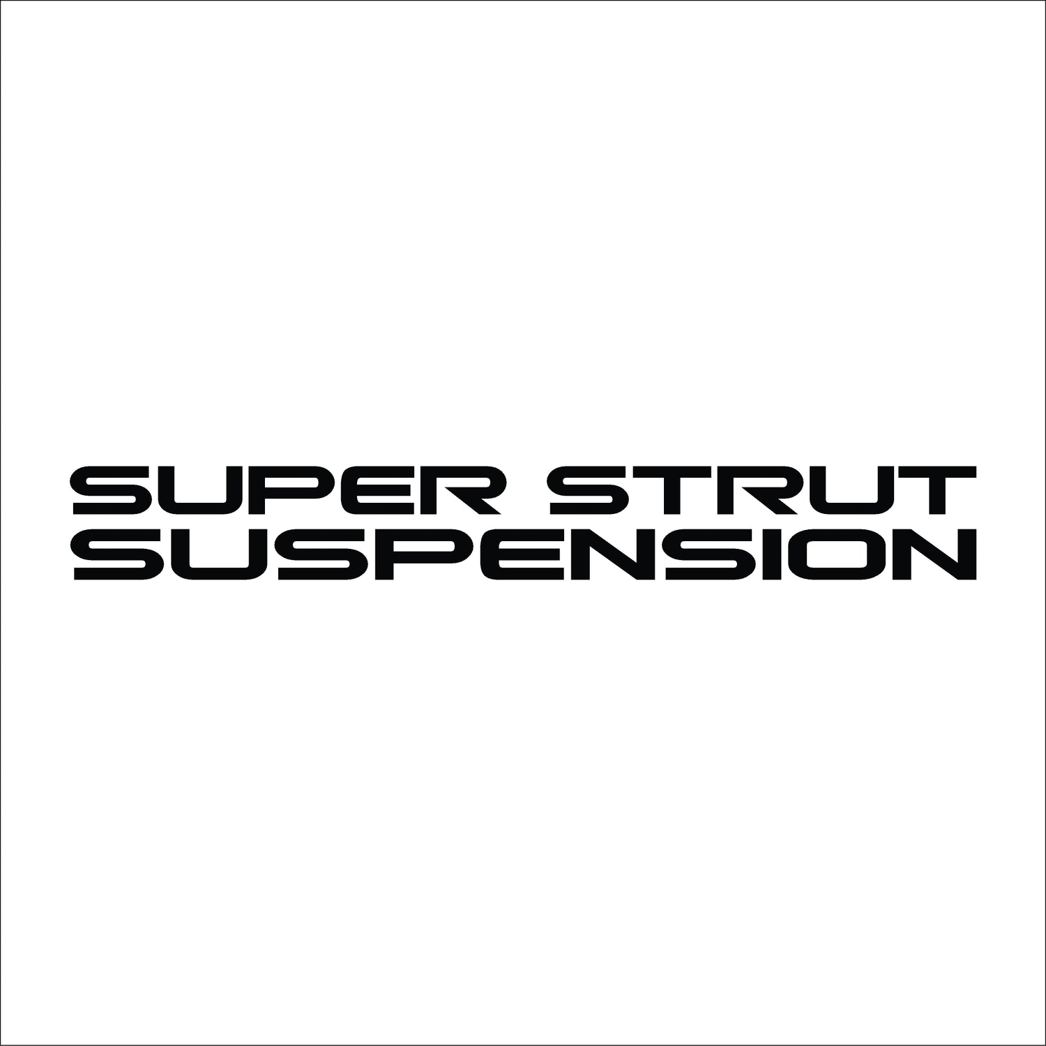 Super Strut Suspension Decal