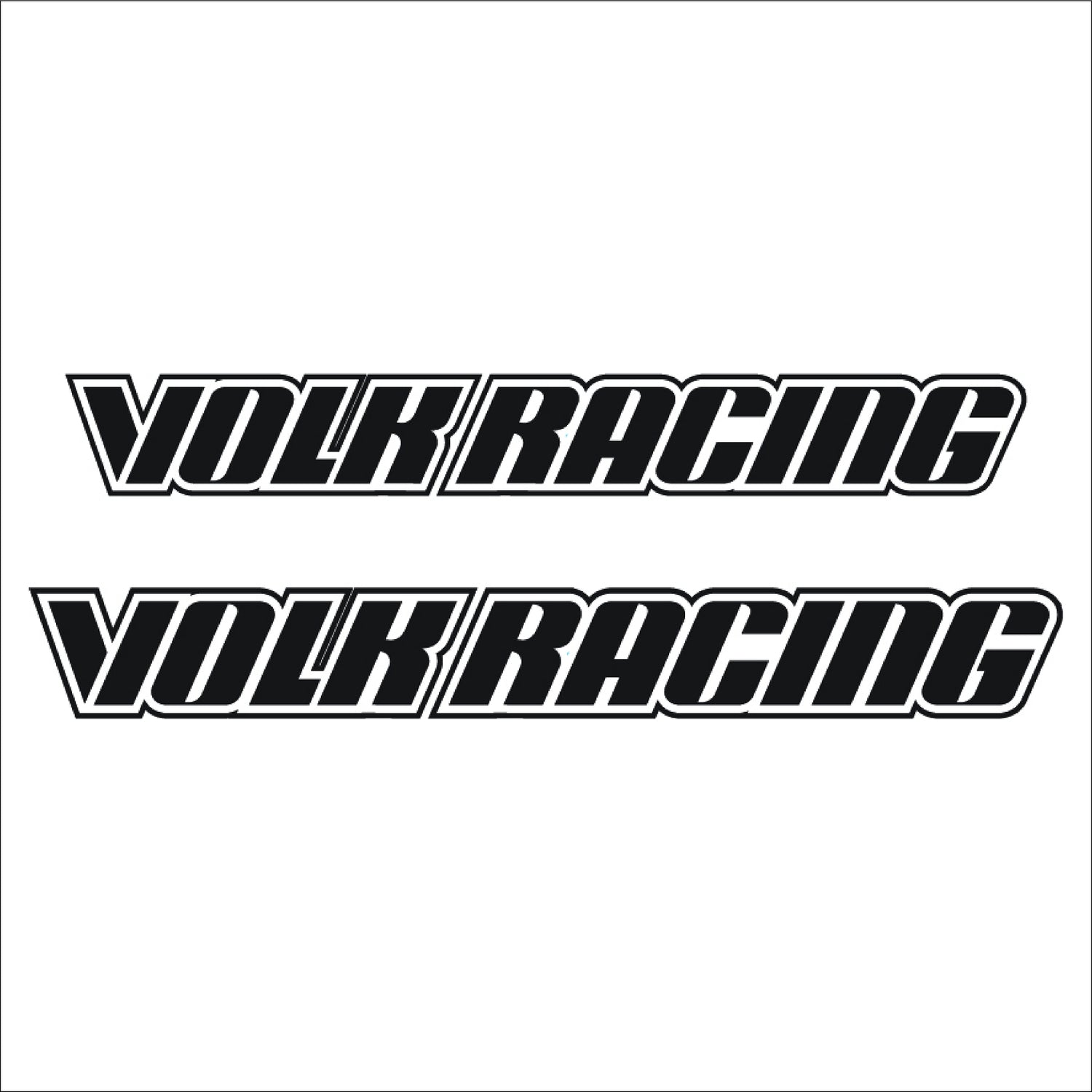 VOLK Racing CE28N Wheel Decal Set