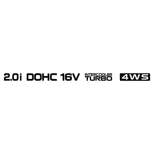 Mitsubishi Galant VR4 / Eterna ZR4 Door Decal Set