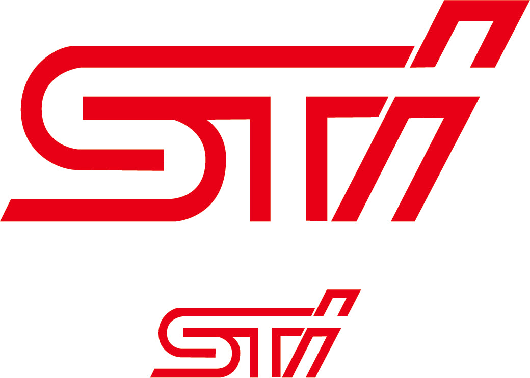 STi Subaru Decal Set for Brembo Calipers