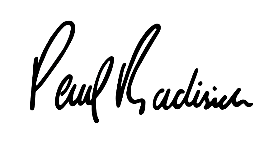 Paul Radisich Signature Decal