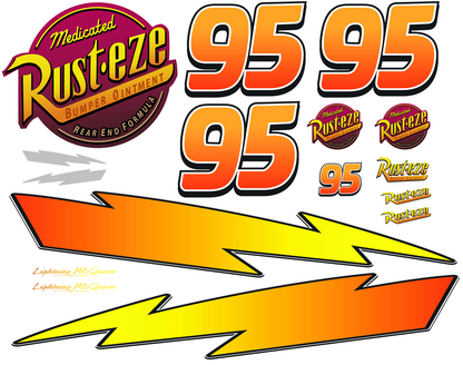 Lightning McQueen Livery Set